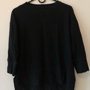 Vintage Black 3/4 Length Sleve Tee Shirt